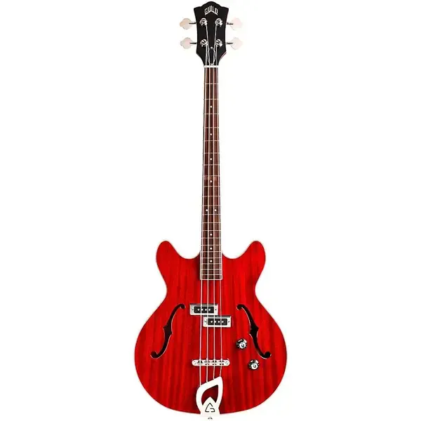 Полуакустическая бас-гитара Guild Starfire I Bass Short Scale Semi-Hollow Cherry Red