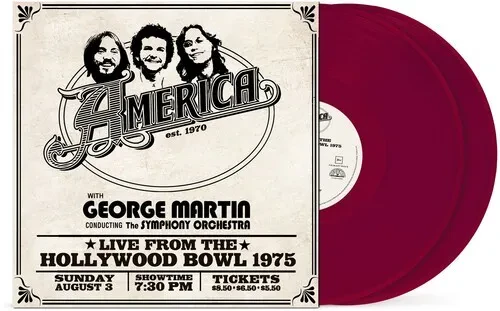 Виниловая пластинка America - America: Live At The Hollywood Bowl 1975 [New Vinyl LP] Rmst