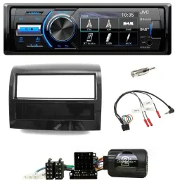 JVC Bluetooth Lenkrad USB DAB Autoradio für Fiat Ducato 2012-2015 Piano