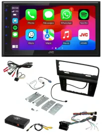 JVC Bluetooth USB Lenkrad 2DIN DAB Autoradio für VW Golf VII 7 2012-2018 Infoada