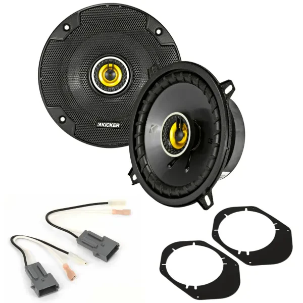 Kicker 5.25" Front Factory Car Speaker Replacement Kit For 1995-97 Ford Explorer