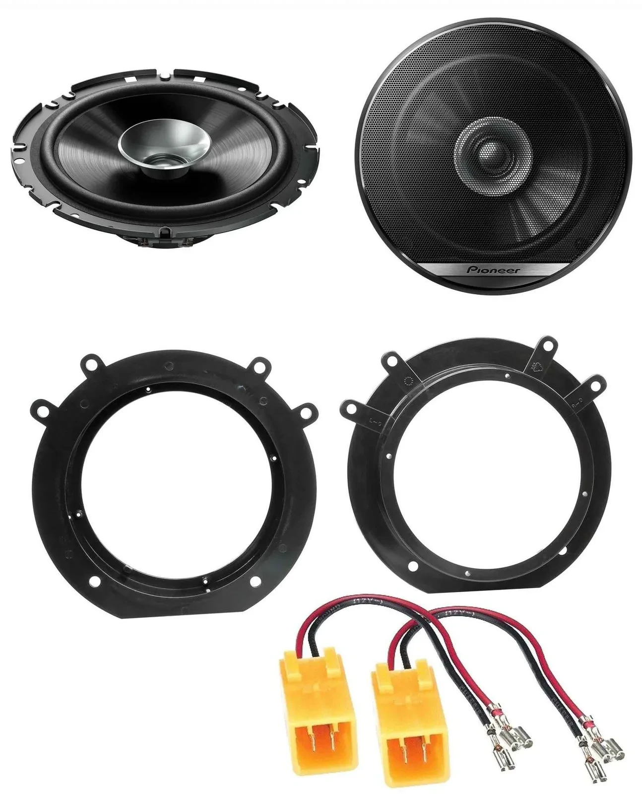 Автомобильный динамик Pioneer 16.5 см (6.5"), 280 Вт для Fiat Scudo/Peugeot Expert (до 2007), передняя дверь