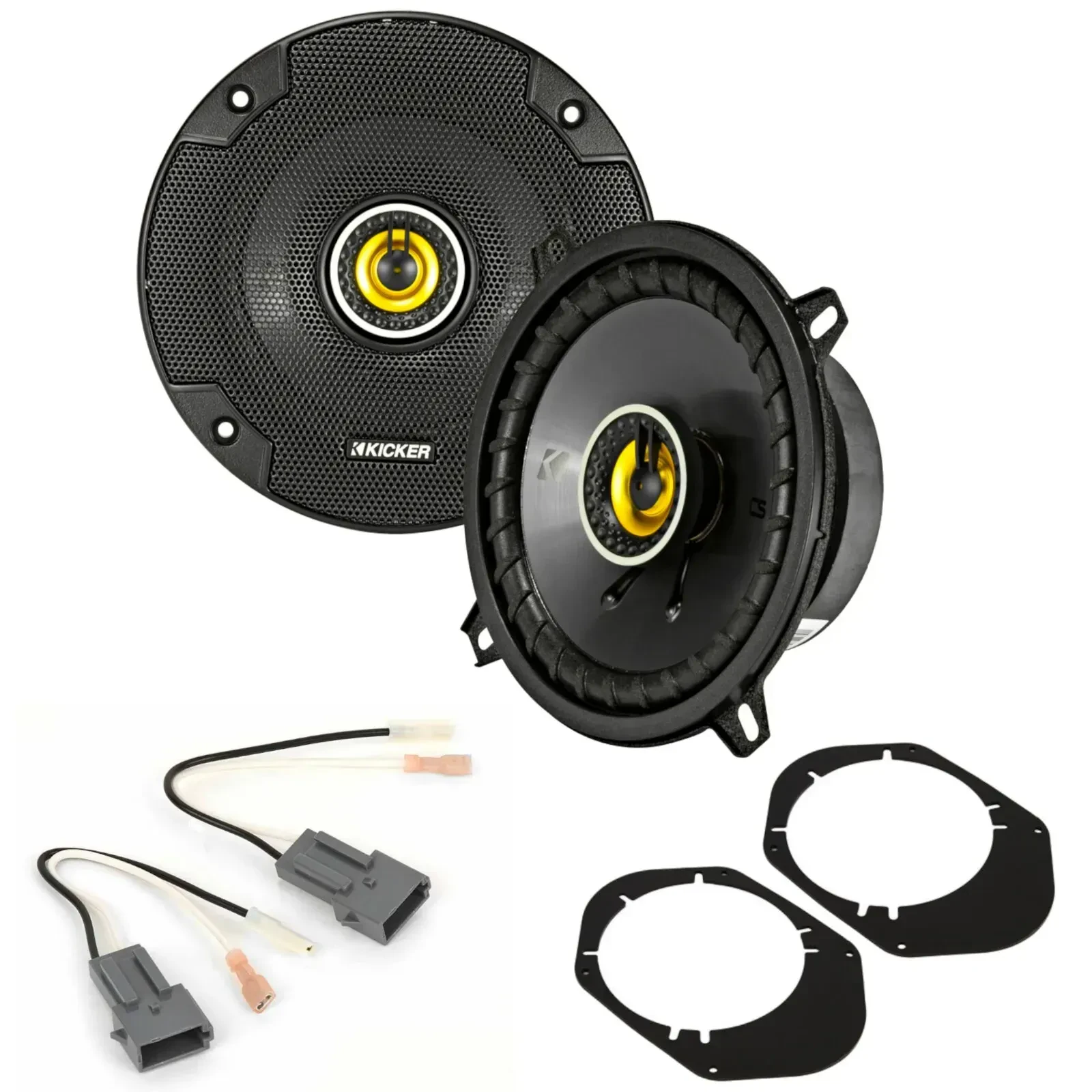 Автомобильные динамики для Ford Explorer 1995–1997 Kicker 43CSC54 + MET-725512 + MET-825600 5.25" (набор, передние)