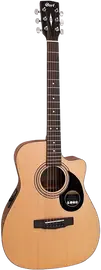 Электроакустическая гитара Cort AF515CE Concert Open Pore Natural с чехлом