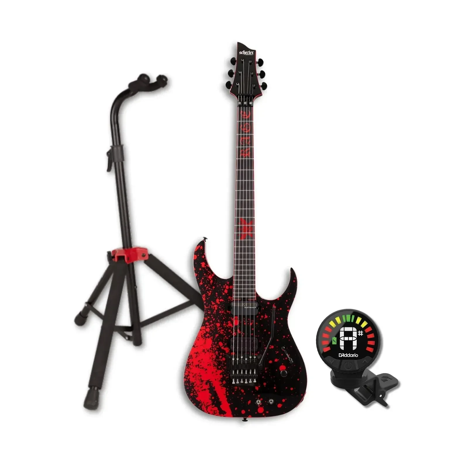 Schecter Sullivan King Banshee Electric Guitar- 6 Strings Red Bundle