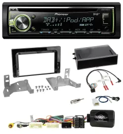 Pioneer DAB USB MP3 Lenkrad CD Autoradio für Toyota Aygo ab 2022 AB7 Klavierlack