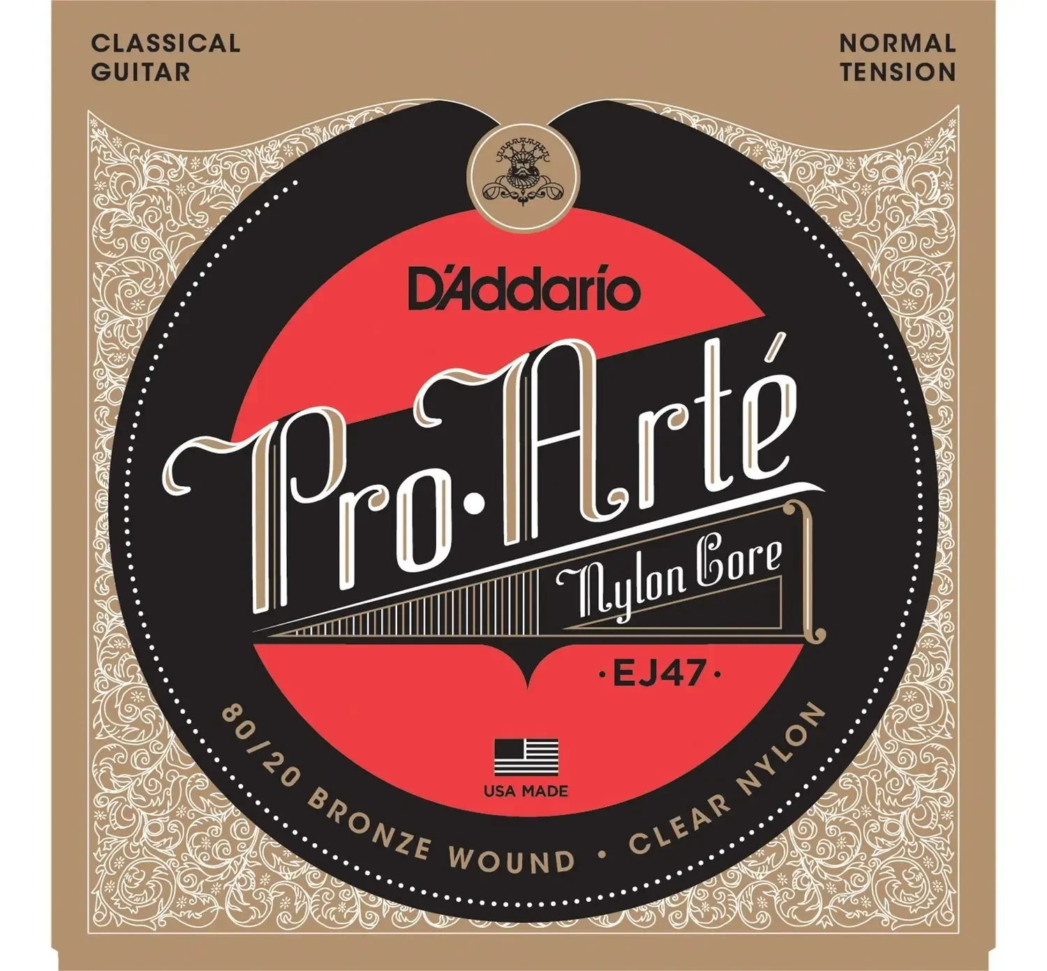 Струны для классической гитары D'Addario EJ47 28-43