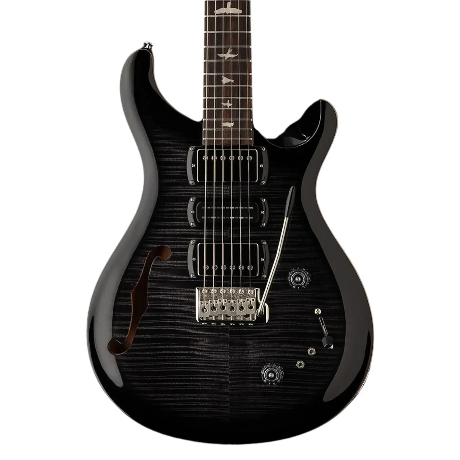 PRS SE Special Semi-Hollow Electric Guitar, Rosewood Fingerboard, Charcoal Burst