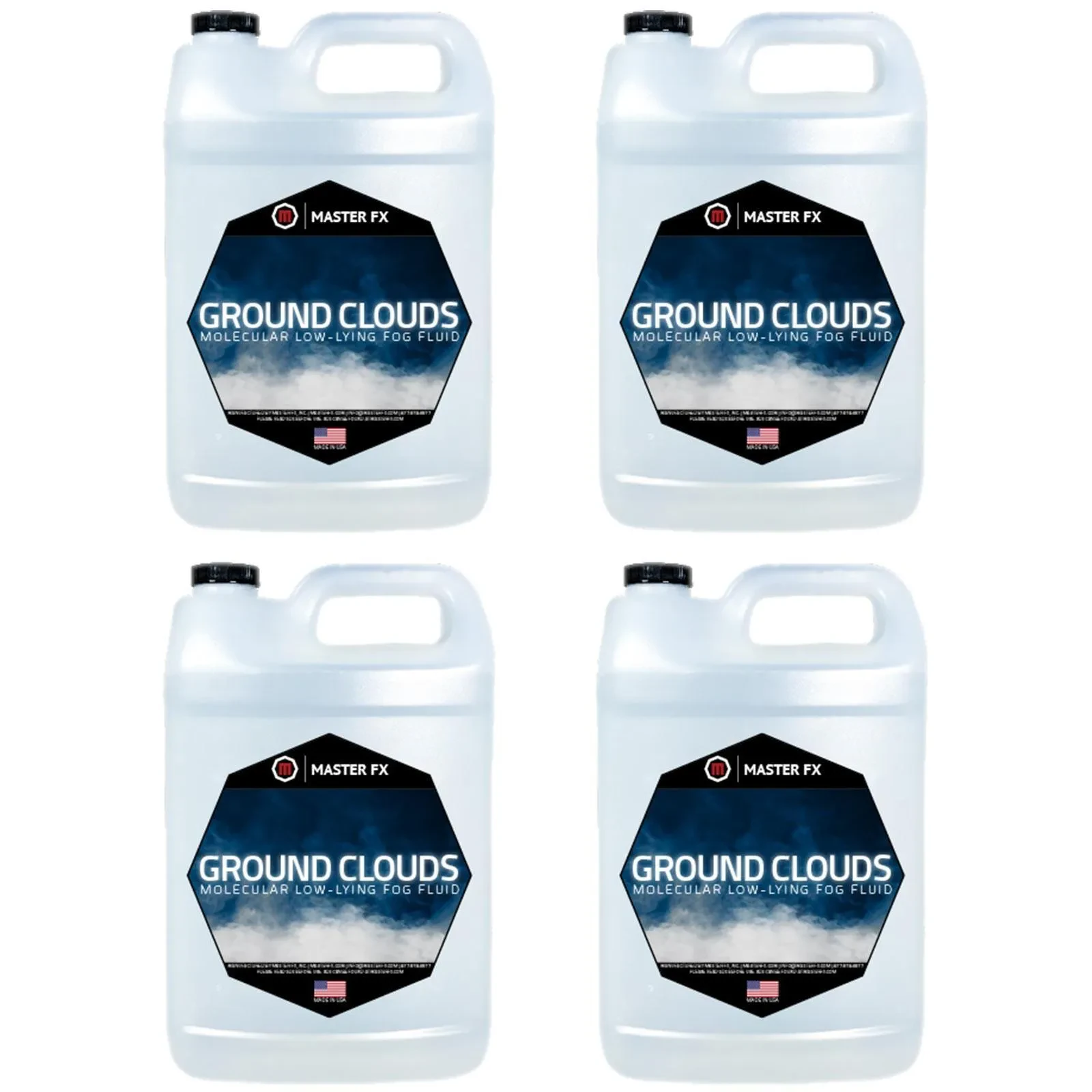 Master FX Ground Clouds Low Lying Fog/Smoke Machine Fluid Juice 4 Gallons