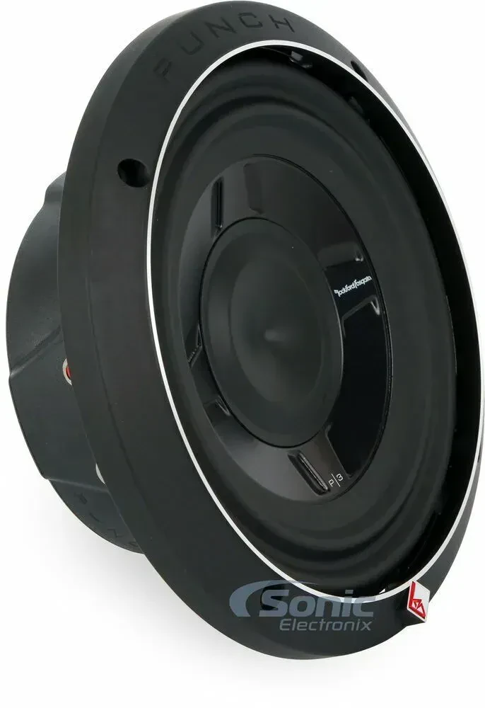 Сабвуфер пассивный Rockford Fosgate P3SD4-8 Punch Stage 3 8", dual 4 Ohm, shallow mount