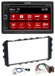 Автомагнитола для Toyota Yaris (2006–2011) Blaupunkt 2DIN Bluetooth DAB USB DVD MP3