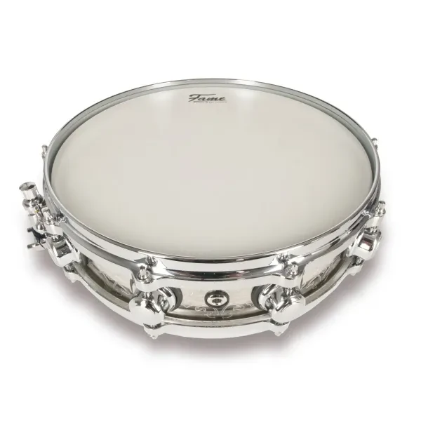 FSSG-35 Engraved Stainless Steel Piccolo Snare Drum 14"x3.5" High-End 10 Tuning