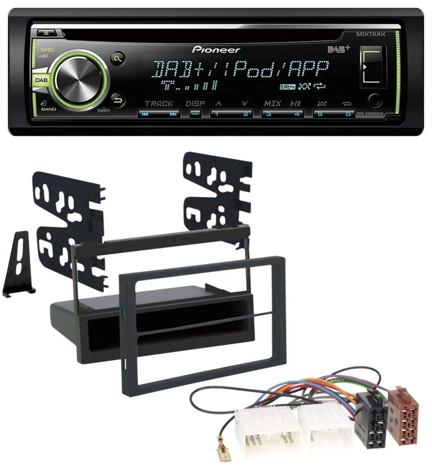 Автомагнитола Pioneer DAB, USB, MP3, AUX, CD для Mazda 626 (1999-2000) / MPV (1996-1999)