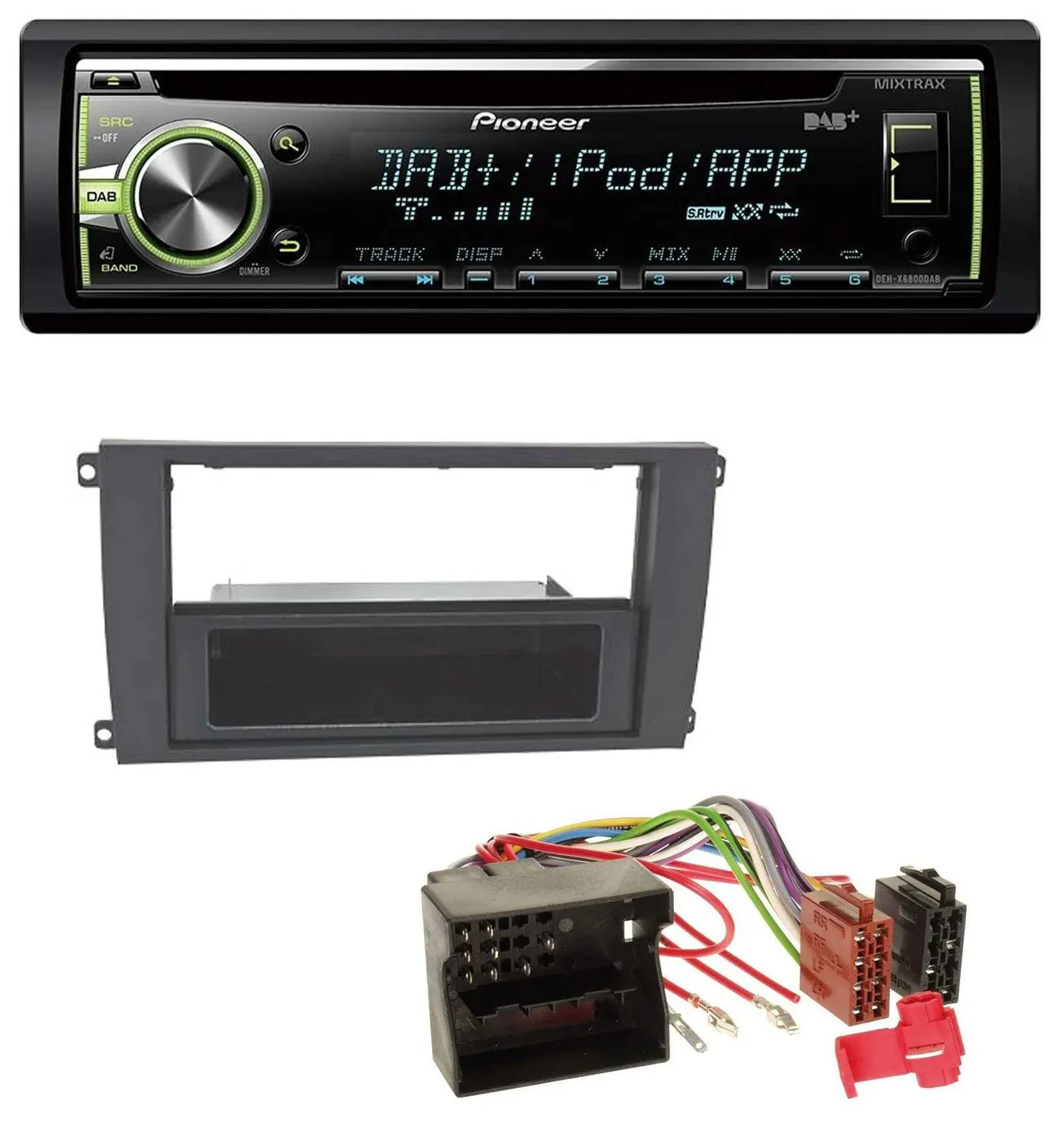 Автомагнитола для Porsche Cayenne (2007–2010) Pioneer DAB USB MP3 AUX CD