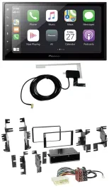 Pioneer USB MP3 2DIN Bluetooth DAB Autoradio für Nissan Cube ab 09 Frontier ab 1