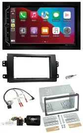 ESX 2DIN DAB USB Lenkrad Bluetooth Autoradio für Fiat Sedici Suzuki SX4