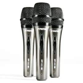 Fame Audio MS 1800 MKII, Dynamisches Gesangsmikrofon, Bundle, Klemmen, Case