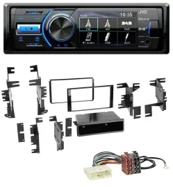 JVC Bluetooth MP3 USB DAB Autoradio für Nissan Navara NV NV200 (ab 12)