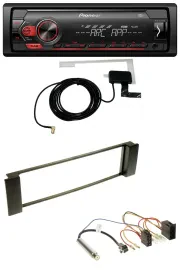 Pioneer 1DIN USB DAB MP3 AUX Autoradio für Audi A3 8L 00-03 A6 C5 01-05