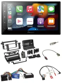 Pioneer DAB Bluetooth 2DIN USB Lenkrad Autoradio für BMW 3er E46 02-06 1 Schalte