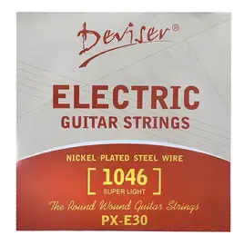 Струны для электрогитары Deviser PX-E30 Nickel Plated 10-46