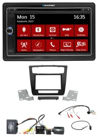 Blaupunkt 2DIN USB DAB Lenkrad Bluetooth TMC Navigation für BMW 1er Aktiv aut. K