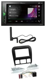 Pioneer MP3 DAB AUX 2DIN Bluetooth Autoradio für Mercedes S-Klasse 1998-2005 sch