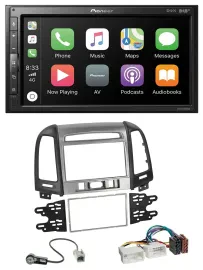 Pioneer USB MP3 DAB 2DIN Bluetooth Autoradio für Hyundai Santa Fe 3 Schalter 06-