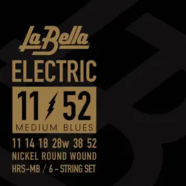 Струны для электрогитары La Bella HRS-MB Nickel Electric 11-52
