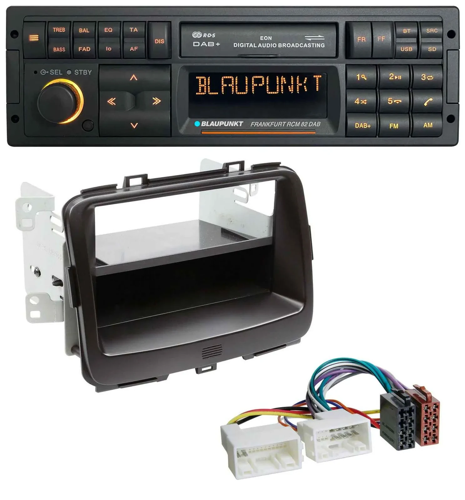 Blaupunkt USB DAB SD MP3 Bluetooth Autoradio für Kia Carens 4 (RP, ab 2013)