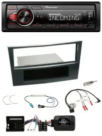 Автомагнитола Pioneer Bluetooth USB DAB для Opel Corsa D (2006–2008), черный, совместима с кнопками на руле
