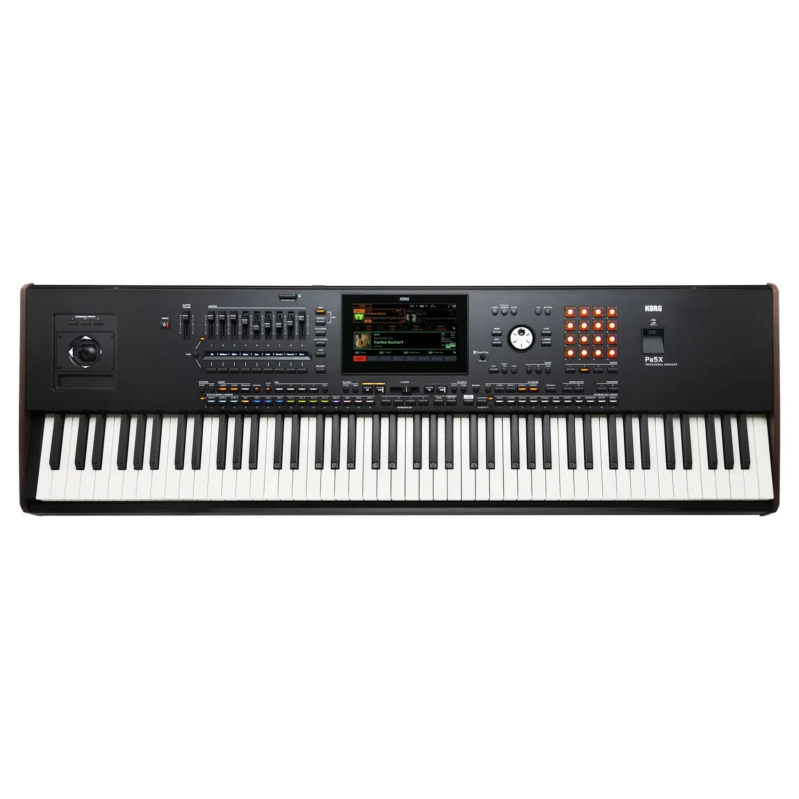 Б/У синтезатор-аранжировщик Korg Pa5X 88-Key с цветным сенсорным экраном