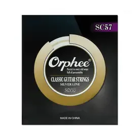 Струны для классической гитары Orphee SC-55 Silver Line Normal Tension