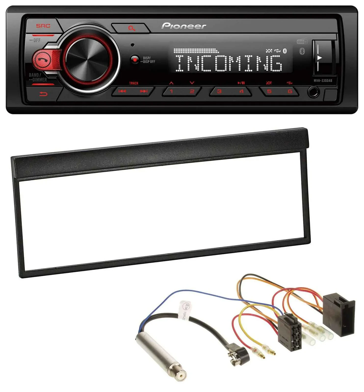 Pioneer Bluetooth USB DAB MP3 Autoradio für Skoda Fabia (bis 2003)