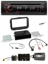 Автомагнитола Kenwood CD, USB, Bluetooth, DAB для Alfa Romeo Giulietta 940 Facelift 2