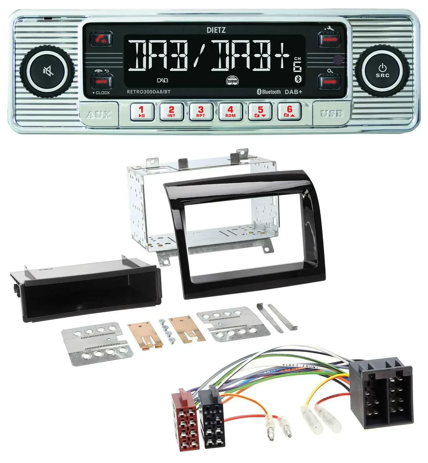 Dietz Bluetooth MP3 DAB USB Autoradio für Peugeot Boxer Citroen Jumper Fiat Duca