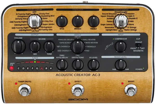 Процессор для акустической гитары Zoom AC-3 Acoustic Creator