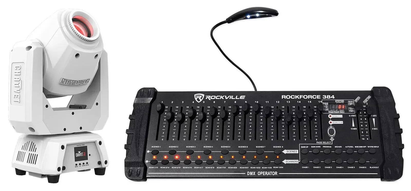 Прибор с полным движением Chauvet DJ Intimidator Spot 260X с DMX-пультом