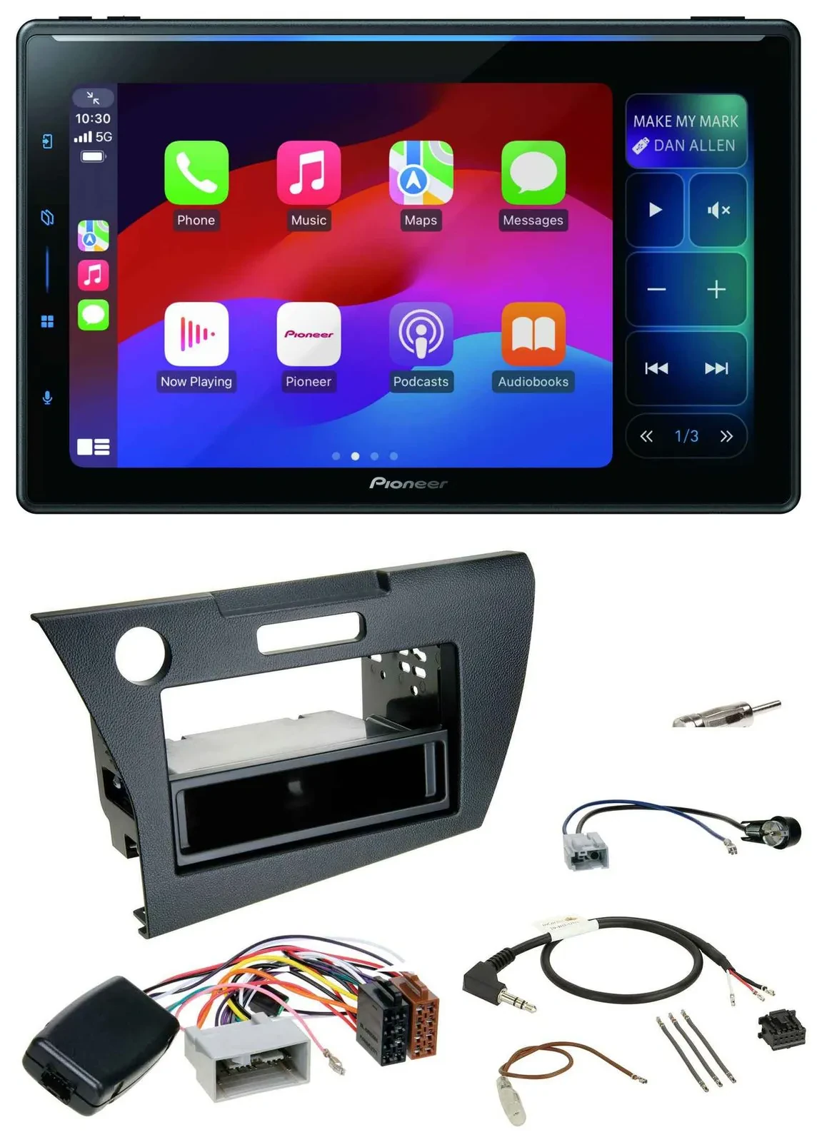 Pioneer Bluetooth DAB Lenkrad USB Autoradio für Honda CR-Z 2010-2013