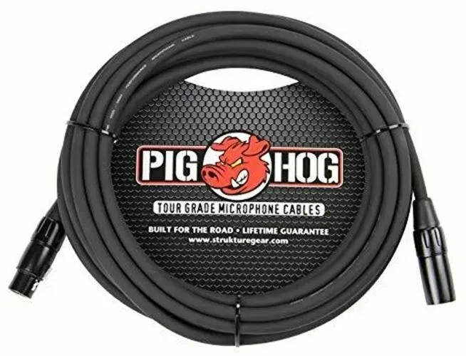 Микрофонный кабель Pig Hog PHM-15 Black 4.5 м