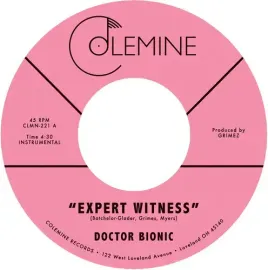 Виниловая пластинка Doctor Bionic - Expert Witness B/W Mistake - Purple [New 7" Vinyl] Colored Vinyl