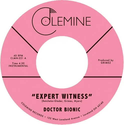 Виниловая пластинка Doctor Bionic - Expert Witness B/W Mistake - Purple [New 7" Vinyl] Colored Vinyl