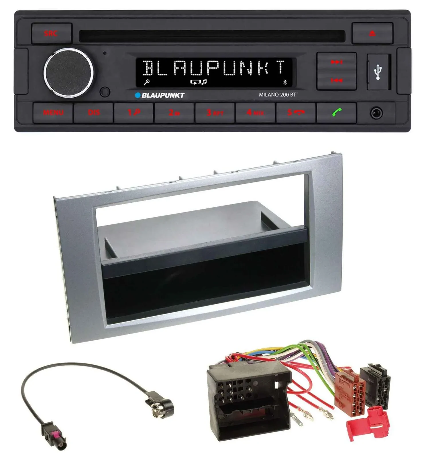 Blaupunkt MP3 USB CD Bluetooth AUX Autoradio für Ford Galaxy Focus C-Max S-Max 0