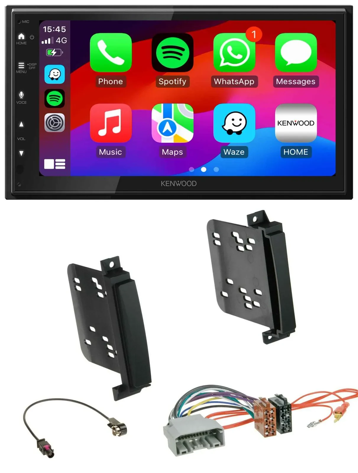 Kenwood MP3 USB DAB 2DIN Bluetooth Autoradio für Dodge Durango Jeep Grand Cherok