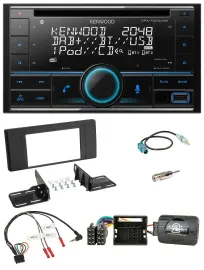 Автомагнитола для Land Rover Range Rover V Kenwood 2DIN, CD, DAB, USB, Bluetooth, поддержка кнопок на руле