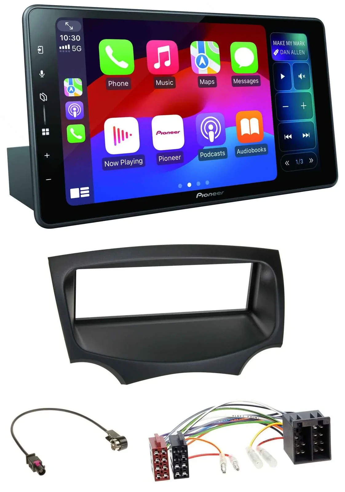 Pioneer Bluetooth DAB MP3 USB Autoradio für Ford Ka (RU8, ab 2008)