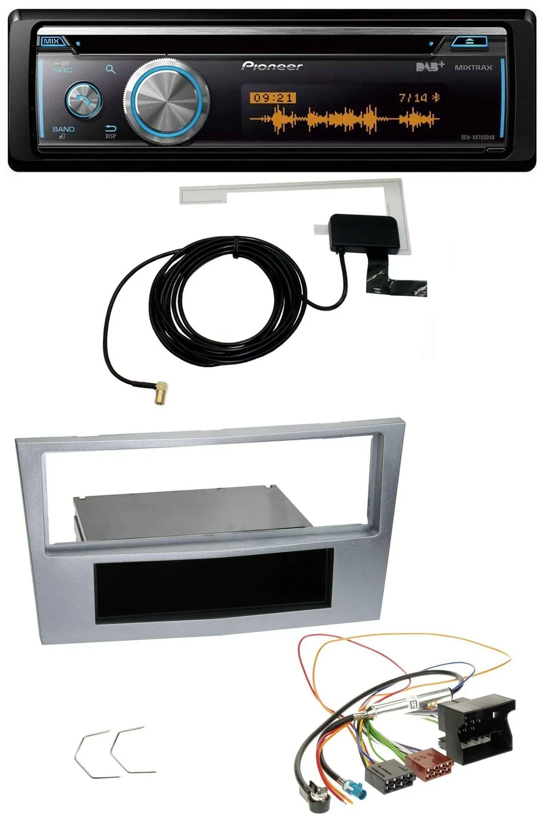 Pioneer Bluetooth DAB MP3 USB CD Autoradio für Opel Astra H Zafira B Corsa D ab