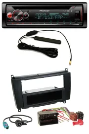 Pioneer USB DAB MP3 Bluetooth CD Autoradio für Mercedes CLK W209 ab 06 Coupe 04-