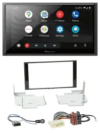 Pioneer USB 2DIN DAB MP3 Bluetooth Autoradio für Nissan Micra Note ab 2013
