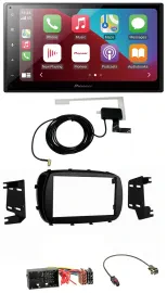 Pioneer USB Bluetooth DAB MP3 2DIN Autoradio für Fiat 500X (ab 2015)